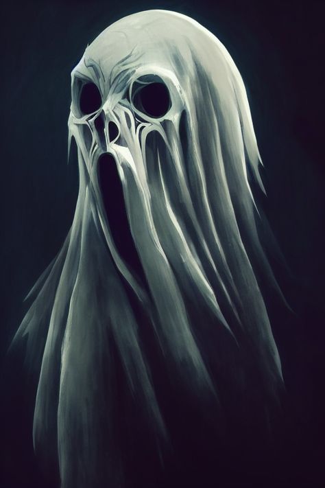 Ghost Tattoos Scary, Fantasy Ghost Art, Scary Ghost Drawing, Bhoot Ghost, Horror Ghost Images, Realistic Ghost, Ghost Artwork, Ghosts Art, Cool Ghost