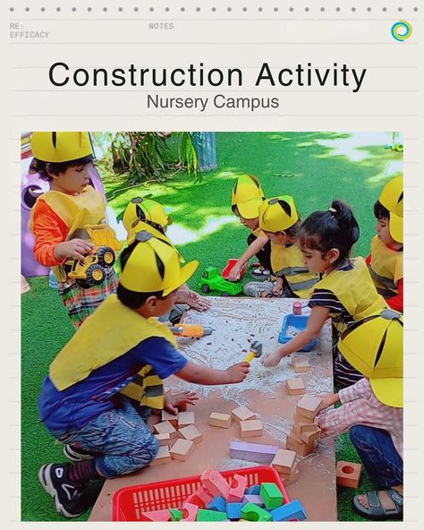 Our little builders at the Nursery Campus had an exciting day of construction play! Through hands-on activities, students enhanced their cognitive skills while exploring teamwork and creativity. Every block stacked and road laid was a step towards developing essential thinking and problem-solving abilities. Construction Play, Construction Activities, Hands On Activities, Teamwork, Problem Solving, Hands On, Nursery, Road, Quick Saves