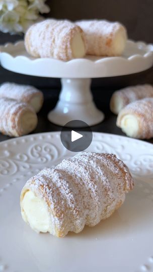 1.3M views · 135K reactions | Click here for the Recipe 🤍

Vanilla Cream Rolls

This recipe combines the delicacy of puff pastry with the richness of Diplomat cream. A dreamy dessert that strikes the perfect balance between crispy, creamy, and sweet. 🥰

📝 Ingredients:

 (Makes 10 Rolls)

 - 1 roll puff pastry (240 g)
 - 250 ml milk
 - 2 egg yolks
 - 1 teaspoon vanilla extract
 - 50 g sugar
 - 20 g cornstarch
 - 120 ml whipped cream
 - 1 egg yolk + 1 tablespoon cream, beaten (for brushing)
 - Powdered sugar (for dusting)

🤍 Preparation:

1. In a saucepan, mix milk, egg yolks, vanilla extract, sugar, and cornstarch. Heat the mixture, stirring until it thickens into a custard. Let the custard cool completely. Fold whipped cream into the cooled custard and refrigerate for an hour.

2. Roll Vanilla Cream Rolls, Diplomat Cream, Puff Pastries, Cream Puff Recipe, Cream Horns, Frosting Recipes Easy, Puff Pastry Desserts, Afternoon Tea Recipes, Special Desserts