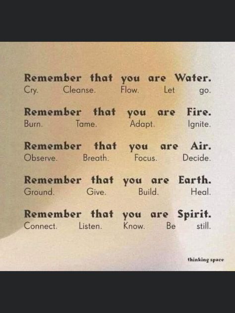 Elements Quote, Earth Meaning, Earth Tattoo, Earth Air Fire Water, Spirit Tattoo, Yoga Themes, Sun Quotes, Water Tattoo, Earth Wind & Fire