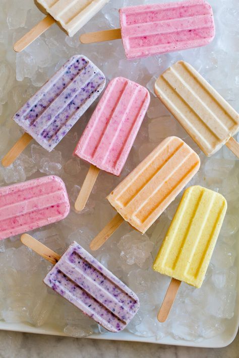 Yogurt Popsicles Yogurt Popsicles, Full Fat Yogurt, Homemade Popsicles, Natural Food Coloring, Frozen Yoghurt, African Recipes, Grilled Peaches, Homemade Yogurt, Popsicle Recipes