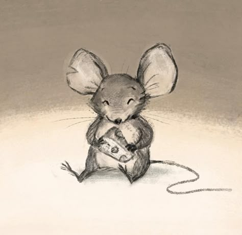 Mouse and cheese by aberry89 on DeviantArt Cute Mouse Illustration, Mouse And Cheese, Maus Illustration, Mouse Sketch, Illustration Children, Mouse Tattoos, Mouse Illustration, Mouse Drawing, Children Books