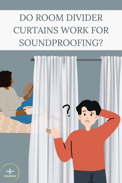 Create a private and peaceful oasis with soundproof room divider curtains! Perfect for home offices, studios, or shared spaces, learn if they're the right choice for your soundproofing needs. #SoundproofingSolutions #RoomDividerCurtains #QuietSpaces #afflink Soundproof Room Divider, Sound Proofing A Room, Soundproof Curtains, Room Divider Curtains, Temporary Room Dividers, Sound Blocking, Curtain Room Divider, Office Dividers, Soundproofing Material