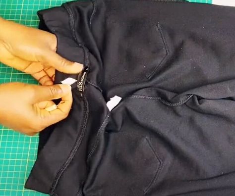 Easy Sewing Hack: How to Adjust the Waist on Pants How To Tighten Waist Of Pants, Hack For Loose Pants, Sewing Pants Waist Smaller, Take In Pants Waist, How To Take In Pants That Are Too Big, Loose Leggings, Diy Clothes Hacks, Big Pants, Sewing Pants