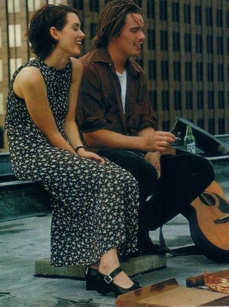 Winona Ryder Style, Doily Dress, Winona Rider, 90s Grunge Hair, Winona Forever, Reality Bites, Ethan Hawke, Zoe Kravitz, Winona Ryder