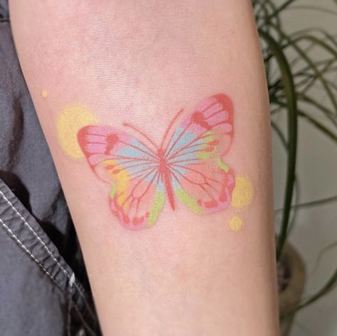 Cute Butterfly Tattoos, Pastel Butterfly, Pastel Butterflies, Butterfly Tattoos, Cute Tattoos For Women, October 5, Cute Butterfly, Butterfly Tattoo, Cute Tattoos