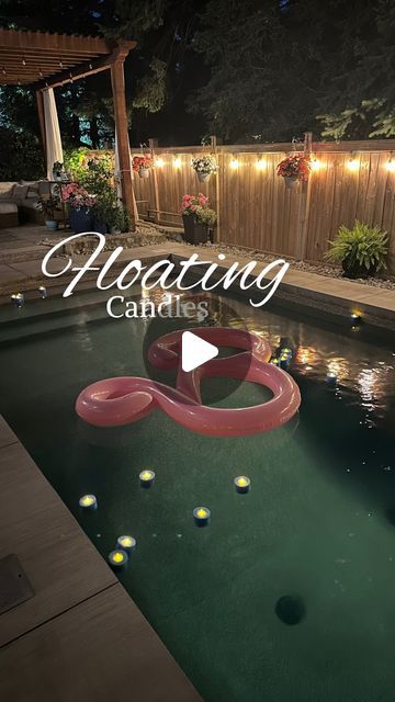 Melany Afara | Tiny Trends by MA on Instagram: "Let’s make floating candles for the pool. It’s super easy. All you need is a pool noodle and some battery operated tea lights. 
.
I used a serrated knife to cut the noodle up. Then placed the tea light inside the middle hole. Turn them on and place them in the pool at night. Would you try this easy DIY?! 

#summerdiys #floatingcandles #poolfloats #summerideas #easydiys #momhacks #partytricks" Make Floating Candles, Pool At Night, Serrated Knife, The Noodle, Battery Operated Tea Lights, Pool Noodle, Party Hacks, Pool Noodles, Pool Floats