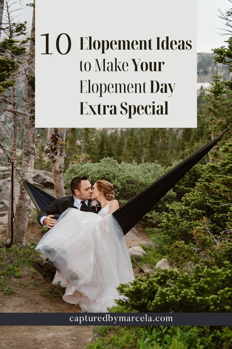 Adventure Elopement Activities, Elopement Ceremony Ideas Altars, How To Elope Ideas, Elopement Special Touches, Diy Elopement Ideas, Elopement Day Ideas, Nature Elopement Ideas, Outdoor Elopement Ceremony, Adventure Elopement Ideas