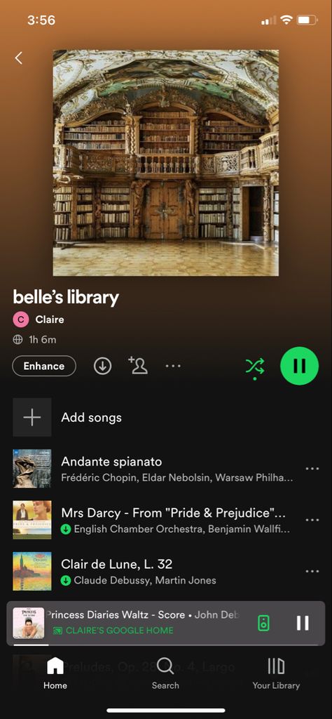 music classical playlist spotify disney princess belle beauty and the beast library studying Disney Playlist Name Ideas, Classical Music Playlist Names, Disney Playlist Names, Princess Playlist, Classical Playlist, Beauty And The Beast Library, Library Studying, Belle Library, Classical Music Playlist