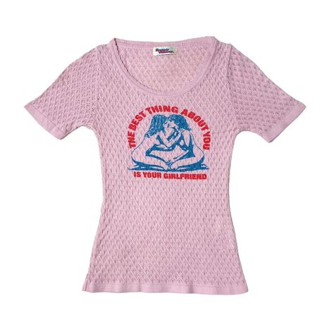 Rare 90s iconic hysteric glamour "the best thing... - Depop Hysteric Glamour 90s, Baby Pink T Shirt, Hysteric Glamour, Digital Closet, Graphic Design Photoshop, Shirt Png, Virtual Closet, Pink Tshirt, Vintage Tops