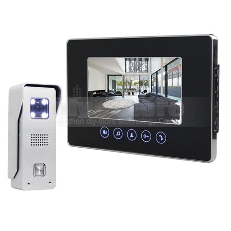 DIYSECUR 7" Wired Video Door Phone Doorbell Home Security Intercom System 1-In 1-Out Award Template, Video Door Phone, Intercom System, Diy Store, Skull Wallpaper, Access Control, Security Camera, Home Security, Alibaba Group