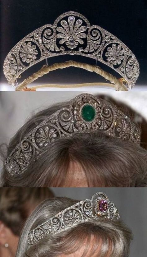 Pink Diamond Tiara, Duchess Of Gloucester, Royal Crown Jewels, Tiaras Jewellery, Royal Crowns, Princess Alice, Royal Tiaras, Beautiful Tiaras, Tiara Wedding