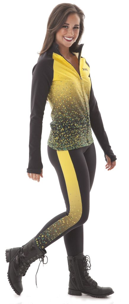 Ashwaubenon dance team Warm Ups, leggings and jacket, ombre, the line up Cheer Warm Ups, Dance Team Ideas, Dance Team Costumes, Dance Team Uniforms, Dance Studio Ideas, College Dance, Dance Jackets, Dance Nation, Dance Warm Up