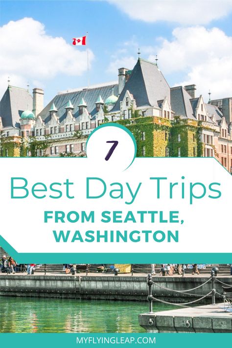 Traveling to Washington and need some ideas for the best Seattle day trips? Here are the best ones not to miss! #seattle #seattledaytrips #washington #seattlewashington Must Do In Seattle Washington, Seattle Washington Things To Do, Seattle Day Trips, Seattle Christmas, Washington Things To Do, Day Trips From Seattle, Visit Seattle, World Of Wanderlust, Cascade National Park