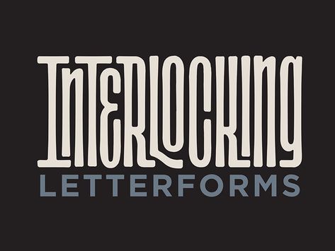 Interlocking Letterforms - Title For My New Online Class script sans-serif interlocking interlock handlettering lettering Calligraphy Types, Graphic Design Collection, Drawing Letters, Event Branding, Lettering Style, Class Design, Online Class, Logo Design Trends, Typography Logo