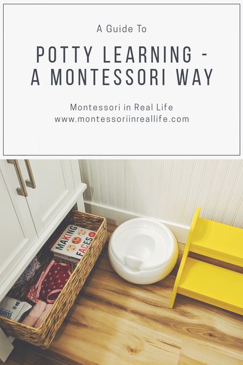 Montessori Potty Station, Montessori Potty Training Station, Potty Training Set Up Montessori, Bathroom Montessori, Montessori Toilet, Montessori Toilet Learning, Montessori Potty Training, Potty Train In 3 Days, Montessori Bathroom