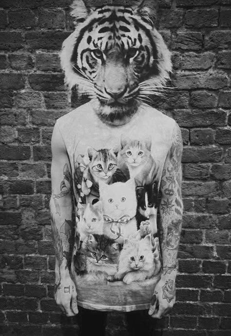 † Ricki Hall, Image Swag, Tiger Face, Animal Masks, A Tiger, Arte Animal, Animal Heads, Pics Art, Cat Shirts