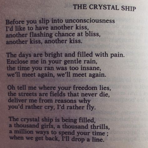 The Crystal Ship - The Doors The Doors Lyrics, Jim Morrison Poetry, Lyric Tattoos, Crystal Ship, Movie Lines, Music Mood, Jim Morrison, Writing Poetry, Aesthetic Words