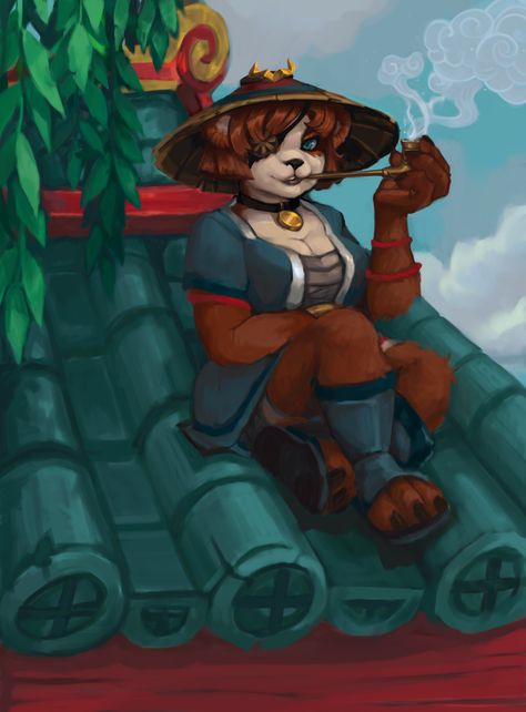 Pandaren Monk, Female Panda, World Of Warcraft Characters, Warcraft Characters, Creepy Monster, Warcraft Art, Panda Art, Art Folder, Eastern Art