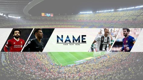 Football Youtube Banner, Banner Youtube 2048x1152, Football Youtube, Soccer Banner, Football Banner, Youtube Banner Backgrounds, Youtube Banner Design, Youtube Banner Template, Iphone Tips