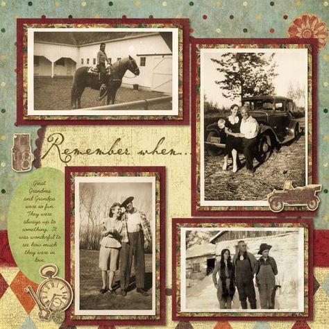 Ancestry Scrapbook, Genealogy Scrapbook, Genealogy Art, Heritage Scrapbooking Layouts, Ancestry Scrapbooking, Heritage Scrapbook Pages, Genealogy Scrapbooking, Family Layout, Tree Projects