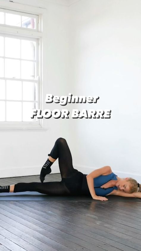 Floor Barre Workout, Floor Barre Exercises, Ballet Bar Workout, Train Like A Ballerina, At Home Ballet Barre, 2024 Dance, Floor Barre, Barre Class Workout, Barre Routine Ballet