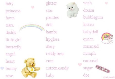 Kawaii Names, Sfw Agere, Usernames For Instagram, Aesthetic Usernames, Pretty Names, Baby Pink Aesthetic, Cyberpunk Girl, Name Inspiration, Angel Heart