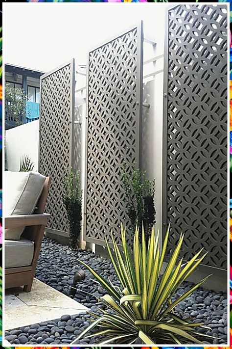 Looking to transform your outdoor space? Check out these stylish outdoor privacy screens that will add both functionality and beauty to your backyard. Whether you're looking for a cozy nook or a secluded spot to relax, these screens have got you covered. Say goodbye to nosy neighbors and hello to your own private oasis with these outdoor privacy screens. Outdoor Screen Panels, Lattice Privacy Screen, Patio Privacy, Outdoor Screens, Backyard Privacy, Privacy Walls, Privacy Screen Outdoor, Outdoor Privacy, Fence Landscaping