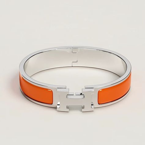 Clic H bracelet | Hermès USA Tory Burch Bracelet, H Bracelet, Hermes Bracelet, Blue Statement Necklace, Bracelet In Silver, Letter H, Toggle Bracelet, Protection Bracelet, Quartz Bracelet