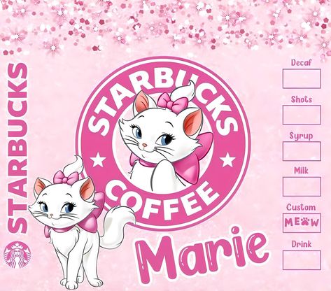 Starbucks Wallpaper, Minnie Mouse Drawing, Starbucks Design, Sublimation Ideas Projects Inspiration, Crochet Disney, Custom Tumbler Cups, Tumbler Cups Diy, 20oz Tumbler Wrap, Cricut Projects Vinyl