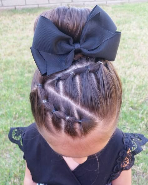 |pinterest: @BossUpRoyally [Flo Angel {Want Best Pins? #FollowMe }] Dance Recital Hair, Recital Hairstyles, Girls Hairdos, Girl Hairdos, Girl Hair Dos, Lil Girl Hairstyles, Toddler Hairstyles Girl, Hair Due