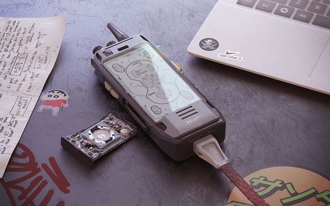 Hacking Device, Prop Reference, Props Design, Computer Projects, Animation Illustration, 3d Props, Raspberry Pi Projects, Retro Gadgets, Pi Projects