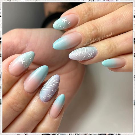 Elevate your vacation style with these stunning acrylic nails designs! From vibrant tropical hues to chic beachy vibes, these nail art ideas will have you feeling ready for paradise. Whether you're lounging by the pool or exploring a new city, make a statement with your vacation nails. Check out these must-have designs now! Mermaid Themed Nails, Cancun Nails Vacations, Cancun Nails, Summer Vibes Nails, Vaca Nails, Nails Pics, Beachy Nails, Summer Nail Designs, Bright Summer Nails