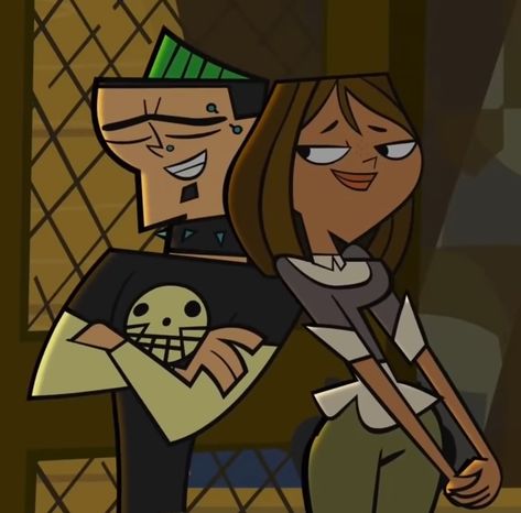 Total Drama Island Duncan, Duncan And Courtney, Duncan Total Drama, Island Wallpaper, Drama Memes, Drama Total, Cartoon Profile Pictures, Total Drama Island, Total Drama