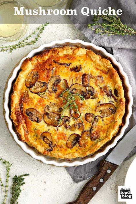 Vegetarian Easter Recipes, Bacon Quiche Recipe, Vegetarian Lasagna Recipe, Vegetarian Quiche, Mushroom Quiche, Cheese Quiche, Pizza Recipes Dough, Quiche Recipes, Lasagna Recipe