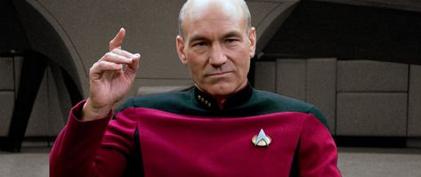 http://www.startrek.com/article/picard-still-making-it-so Picard Quotes, Harry Treadaway, Michelle Hurd, Uss Enterprise D, Captain Picard, Star Trek Episodes, Star Trek Captains, Star Trek Show, Elizabeth Gaskell