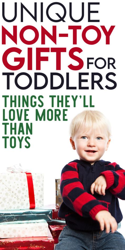 Looking for non toy gifts for toddlers this Christmas season? Here's a list of last minute gifts that are perfect for the toddler in your life - and best thing about it is this list contains NO toys! Christmas Gifts For Toddlers, Minimalist Gift Ideas, Too Many Toys, Gift Ideas For Toddlers, Toddler Presents, Best Toddler Gifts, Gifts For Toddlers, Toddler Birthday Gifts, Non Toy Gifts