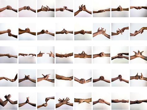 Five on the Black Hand Side. Photos by LaMont Hamilton. Dap originated in late ‘60s w/Black G.I.s in Vietnam War. Dap =“dignity & pride” translates to “I’m not above you, you’re not above me, we’re side by side, we’re together,” a symbol for Black men expressing unity, strength, defiance, or resistance, a language for communicating information. Dap & Black power handshake, evolved from Dap, are important symbols of Black consciousness, identity, & cultural unity throughout Black America. Cool Handshakes, Black Like Me, Black Consciousness, Fist Bump, Late 1960s, Utila, African History, African American History, Black Power