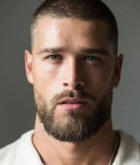 Top 18 Masculine Buzz Cut Ideas For A Confident & Bold Look Thick Hair Bob Haircut, Buzz Cut With Beard, Round Face Men, Exercise Cardio, Black Women Short Hairstyles, Men's Short Hair, Long Hair On Top, Hairstyle For Men, Mens Haircuts