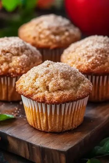 Apple cider muffins are moist and tender with a cinnamon sugar topping, perfect for fall. Try this easy recipe today! Apple Cinnamon Scones Recipe, Cider Muffins, Apple Cider Muffins, Cinnamon Sugar Apples, Cinnamon Scones, Pumpkin Pie Smoothie, Spice Muffins, Easiest Apples, Healthy Muffins