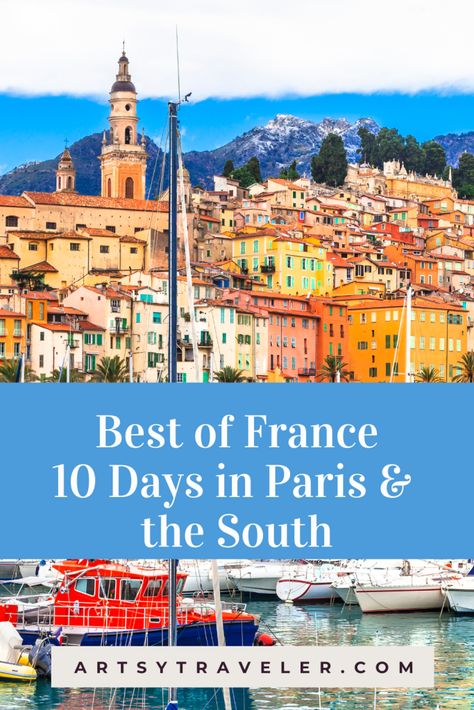 Paris And Nice Itinerary, France Travel Itinerary 10 Days, 10 Days In France Itinerary, Paris And South Of France Itinerary, South Of France Itinerary Trips, France Itinerary 10 Days, Tv Girl French Exit, France Roadtrip, South Of France Itinerary