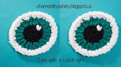 Crochet Hat Eye's | Charmed By Ashley Different Type Of Eyes, Types Of Characters, Monster Hat, Son And Daughter, Crochet Eyes, Owl Hat, Sleepy Eyes, Large Eyes, Magic Ring