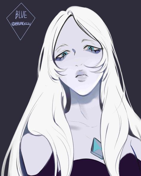 Steven Universe Blue Diamond Au, Sapphire Steven Universe Fanart, Blue Diamond Steven Universe Fanart, Thanatos Aesthetic, Blue Diamond Fanart, Diamante Azul Steven Universe, Steven Universe Blue Diamond, Blue Diamond Su, Sapphire Steven Universe