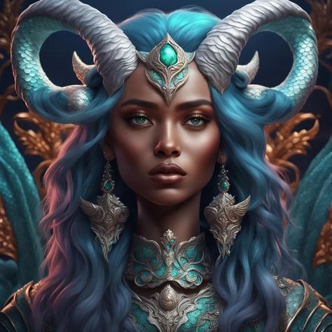 Capricorn - AI Generated Artwork - NightCafe Creator Black Capricorn Goddess, Capricorn Goddess, Zodiac Capricorn, Art Generator, Pretty Art, Cool Artwork, Black, Art