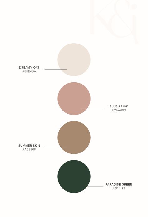 Pink Cream Brown Color Palette, Emerald Green Blush Pink Color Palettes, Pink Green Beige Colour Palette, Pink And Brown Decor, Taupe Colour Palette, Cream And Green Wedding, Fashion Colour Palette, Cabinets Organization Ideas, Kitchen Cabinets Organization Ideas