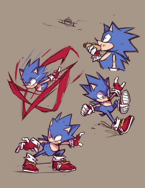 Knuckles And Tails, How To Draw Sonic, Classic Sonic, Sonic Heroes, Hedgehog Art, Sonic Fan Art, Arte Inspo, Sonic Art, Cartoon Character Design