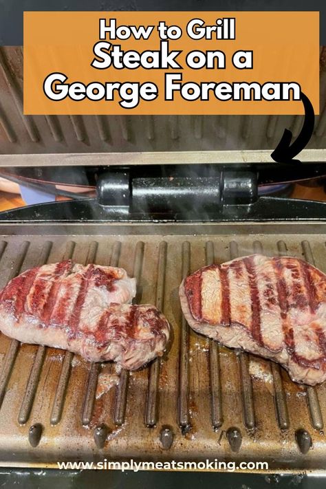 Make restaurant-quality steaks at home with your George Foreman grill. This guide covers everything from ribeye and NY strip to sirloin and flank. Get the best results for a perfect medium rare steak every time. Click to see the recipe for grilling steak on George Foreman. Steak Indoors, George Foreman Recipes, Grilling Steak, Grilling The Perfect Steak, George Foreman Grill, Homemade Baked Beans, Grilled Ribeye, The Perfect Steak, Tenderloin Steak