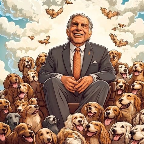 Ratan Tata’s compassion extends far beyond the business world. His love for animals and the support he’s shown for startups reflect his deep sense of empathy and care for all living beings. His contributions to animal welfare and encouragement of new ventures remind us of the power of kindness and giving back. It’s inspiring to see how one person can impact so many lives—both human and animal—through generosity and vision. His example is a reminder that no act of support is too small when i... Power Of Kindness, Human And Animal, Ratan Tata, Animal Welfare, Giving Back, Poster Making, Encouragement, Sense, Human