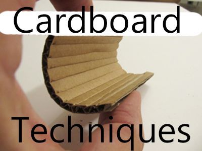 This webpage has a bunch of different techniques for working with cardboard. worth a loook. Cardboard is brilliant. Cardboard Construction, Cardboard Mask, Cardboard Painting, Small Fry, Cardboard Sculpture, Cardboard Art, Spray Adhesive, Diy Home Repair, Cardboard Furniture