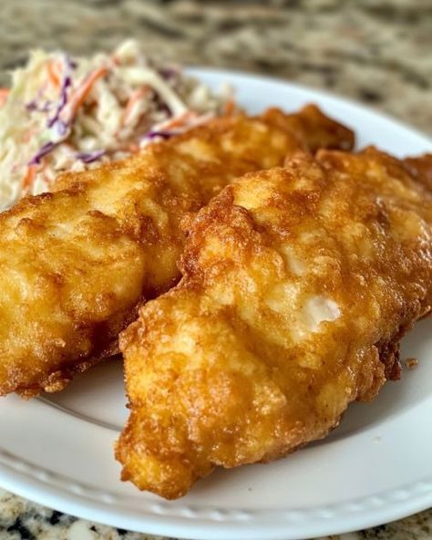 This copycat Long John Silver recipe is perfection Copycat Long John Silvers Fish Batter Recipe, Copycat Long John Silvers Fish, Copycat Long John Silvers, Silver Fish Recipe, Fish Batter Recipe, Fish Recipes Baked, Long John Silver, Jerky Recipes, Batter Recipe